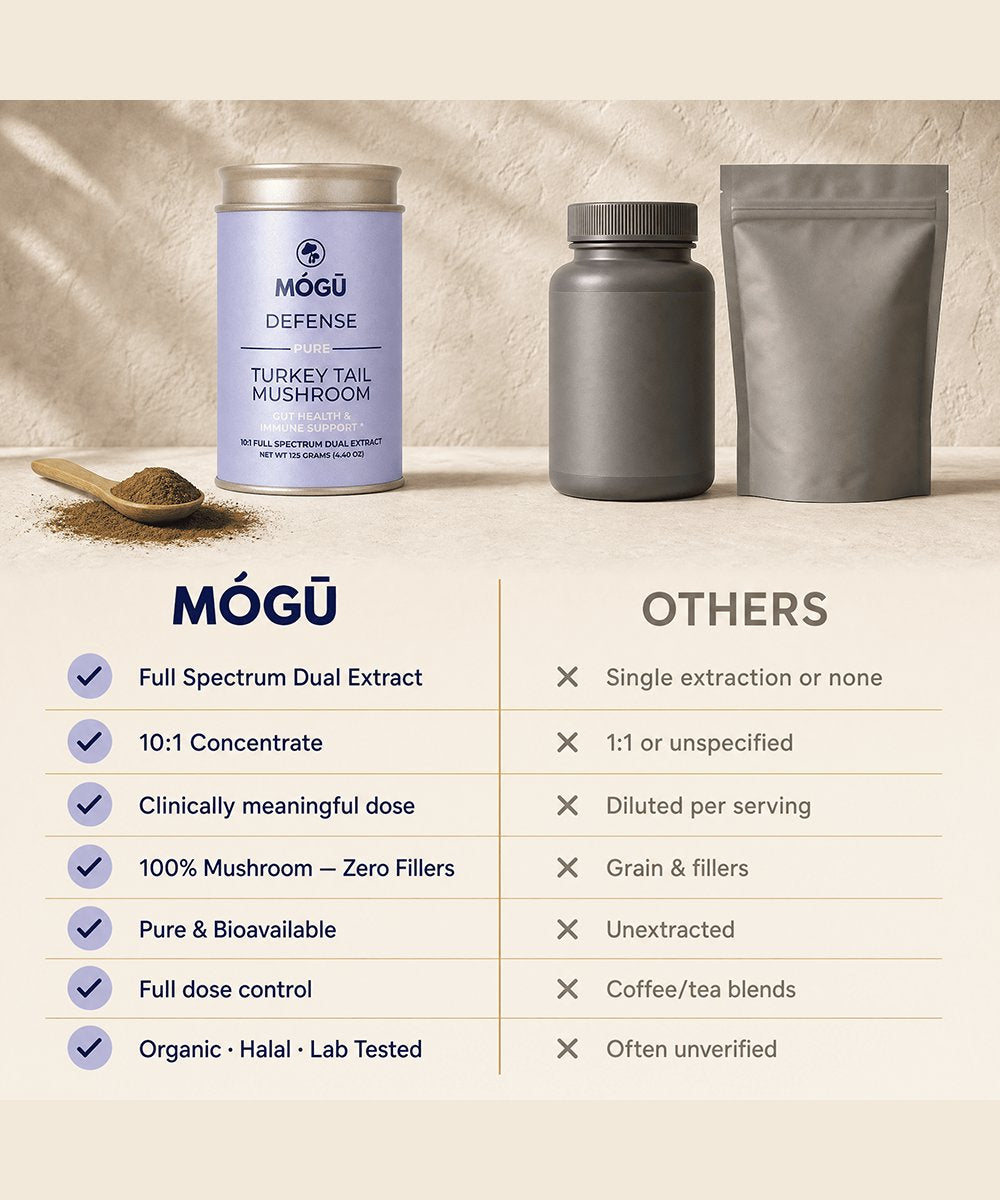 Mogu Mushrooms Defense Organic Turkey Tail Mushroom 