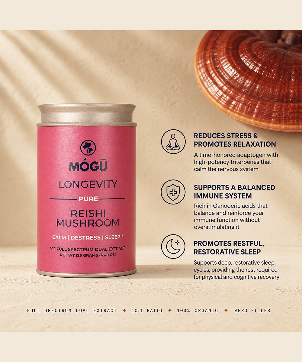 Mogu Mushrooms Longevity Organic Reishi Mushroom 