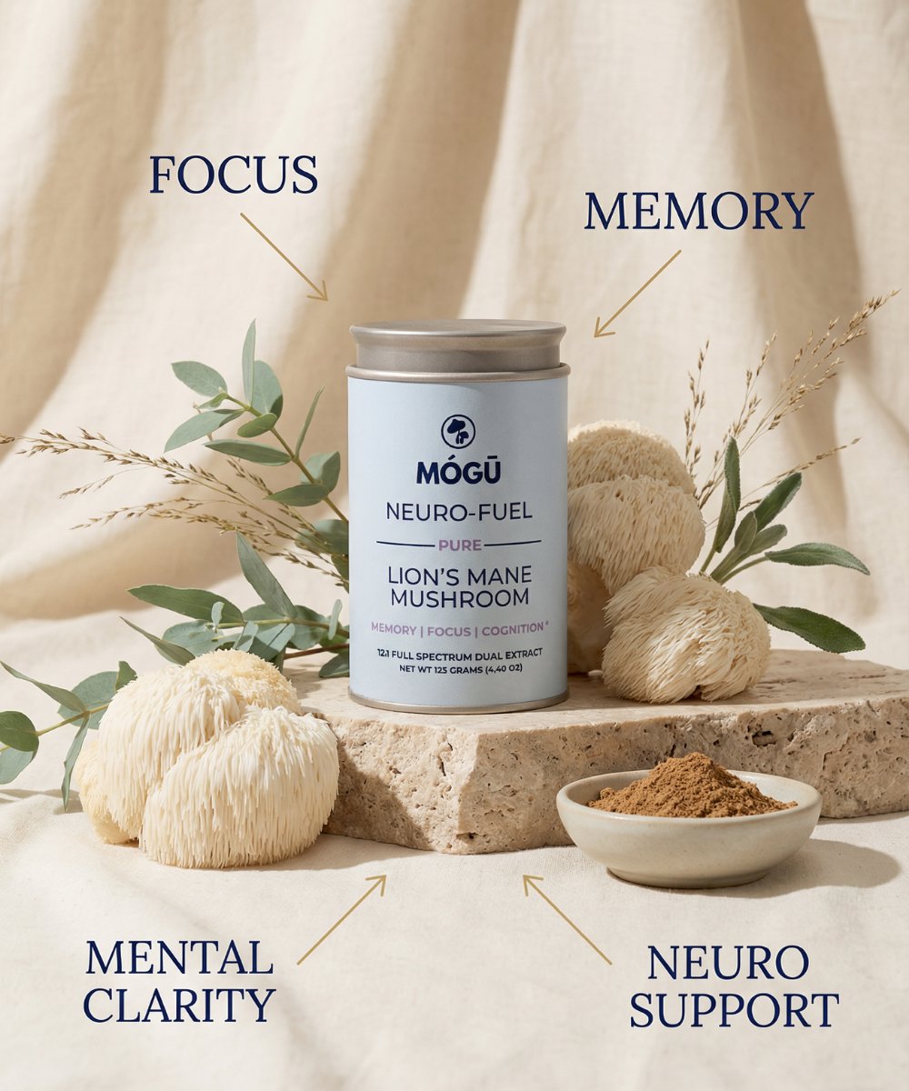 Mogu Mushrooms Neuro-Fuel Organic Lion's Mane Mushroom 