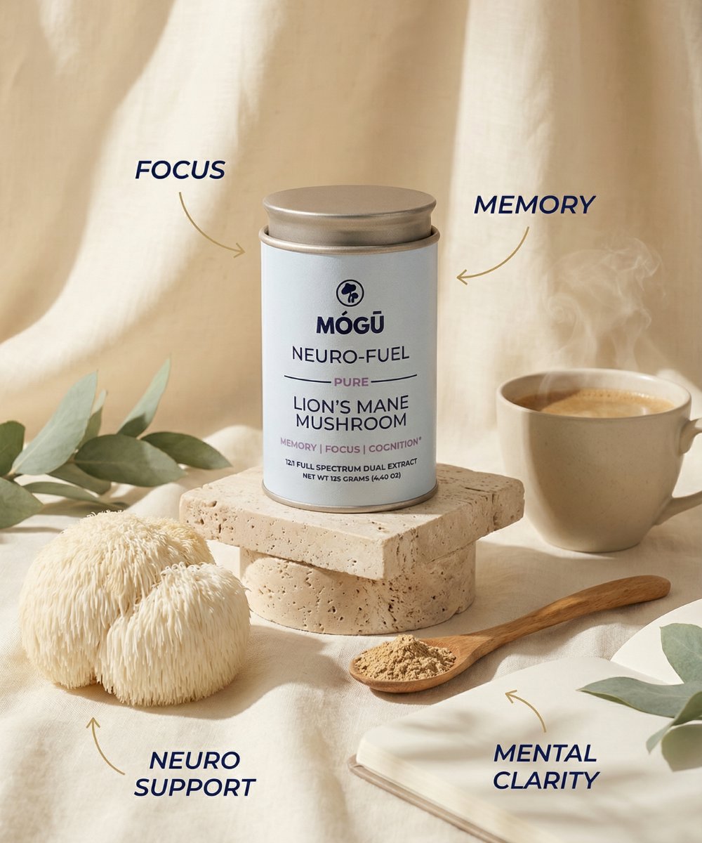 Mogu Mushrooms Neuro-Fuel Organic Lion's Mane Mushroom 