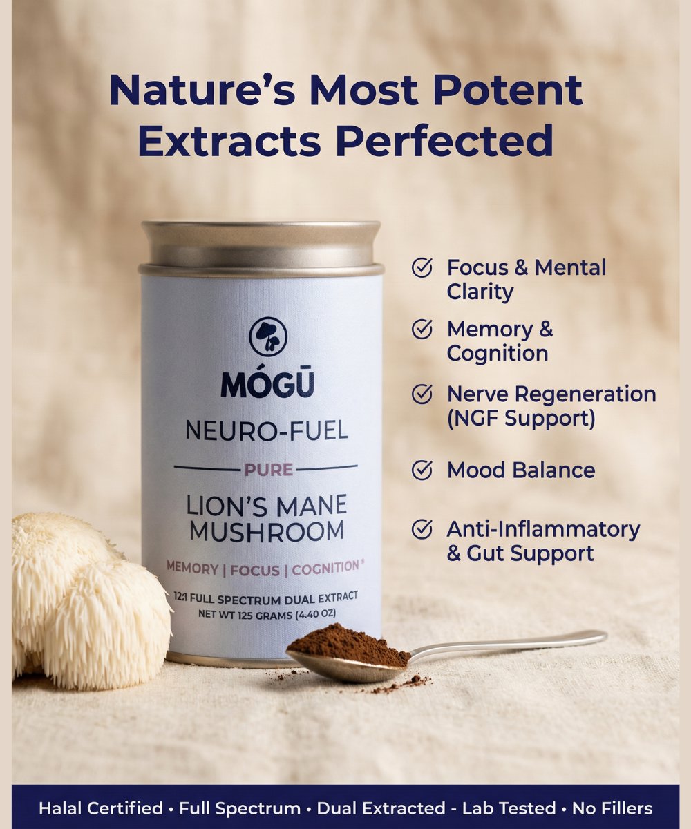 Mogu Mushrooms Neuro-Fuel Organic Lion's Mane Mushroom 