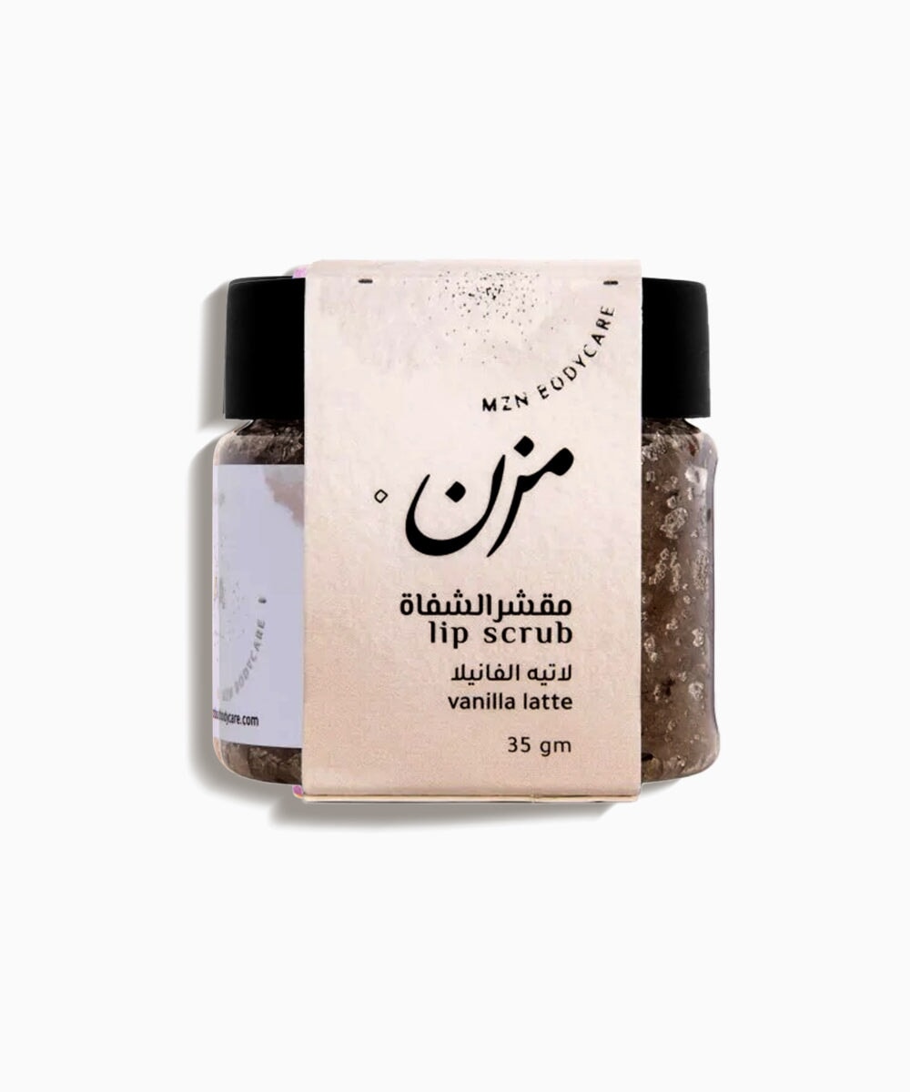 MZN Bodycare Lip Scrub - Vanilla Latte 