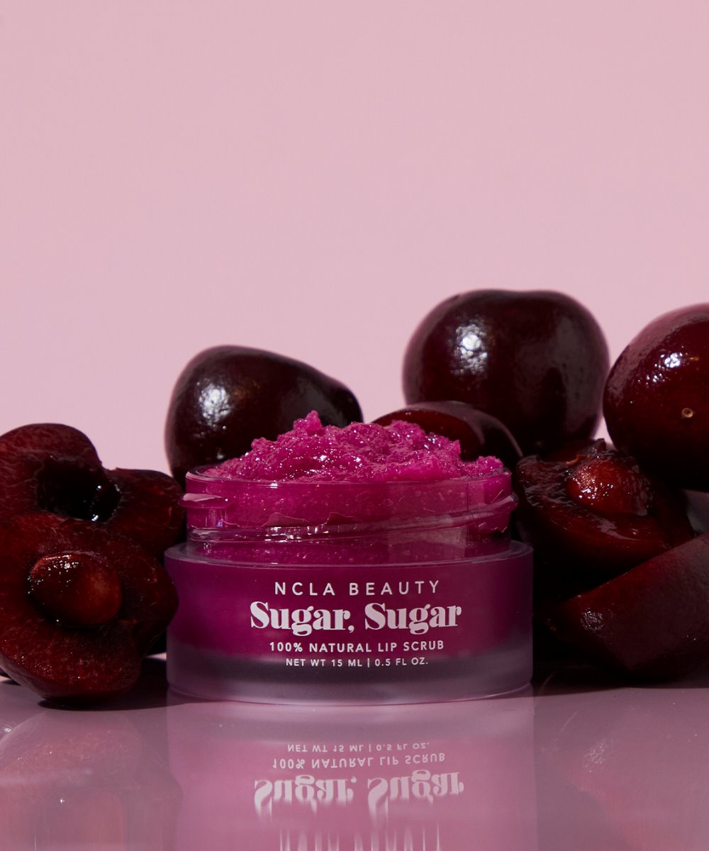 NCLA Beauty Sugar Sugar Black Cherry Lip Scrub 