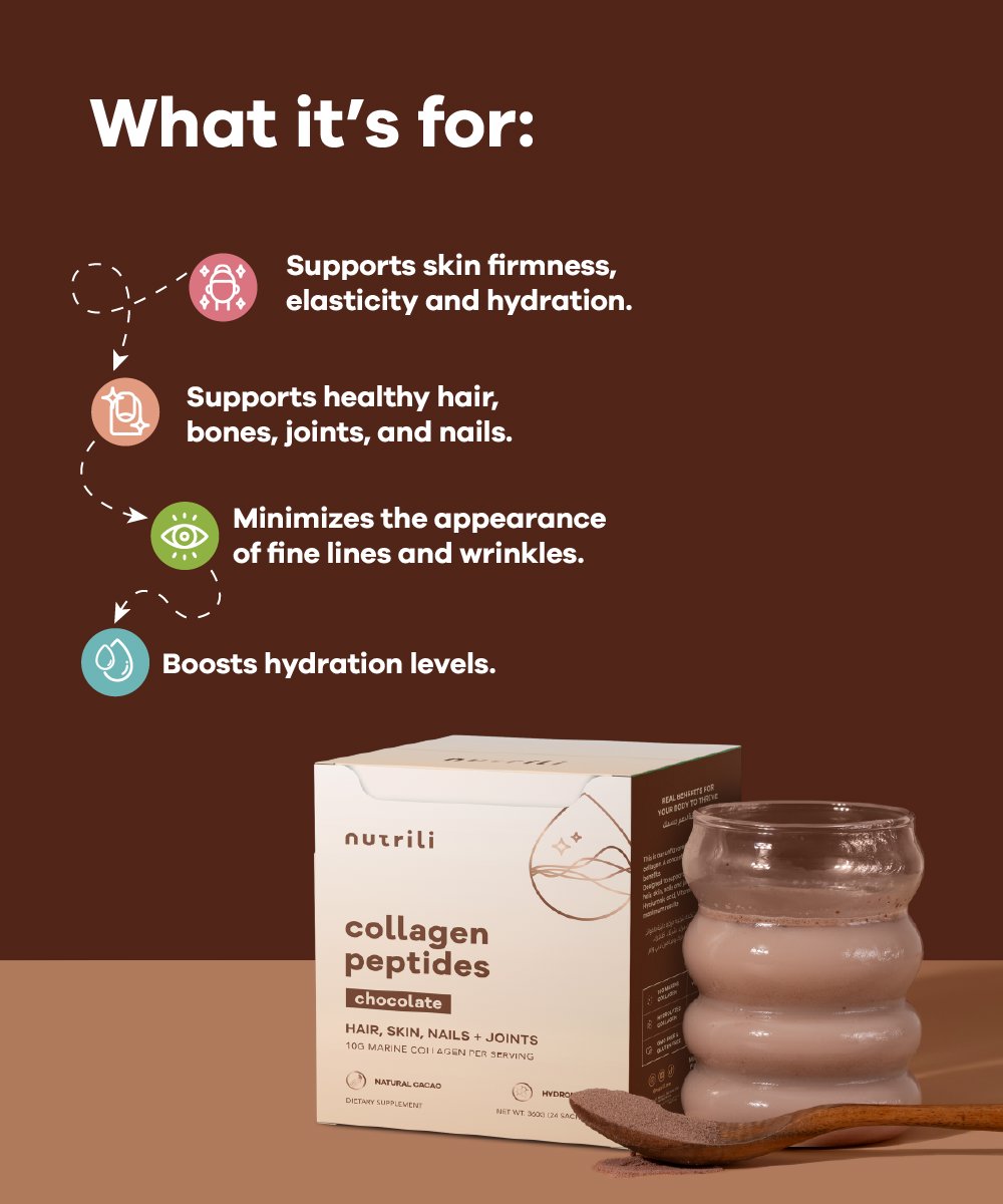 Nutrili Marine Collagen Peptides Chocolate 