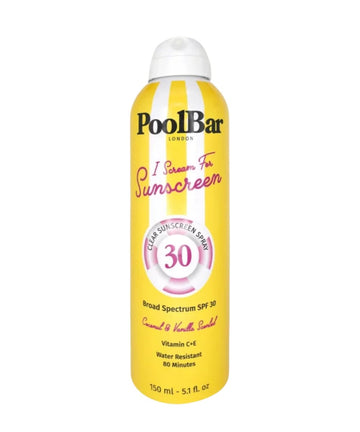 PoolBar London I Scream For Sunscreen - Broad Spectrum SPF 30 Clear Sunscreen Spray 
