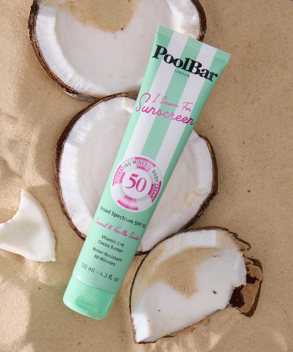 PoolBar London I Scream For Sunscreen - Mineral Body Broad Spectrum SPF 50 Sunscreen 