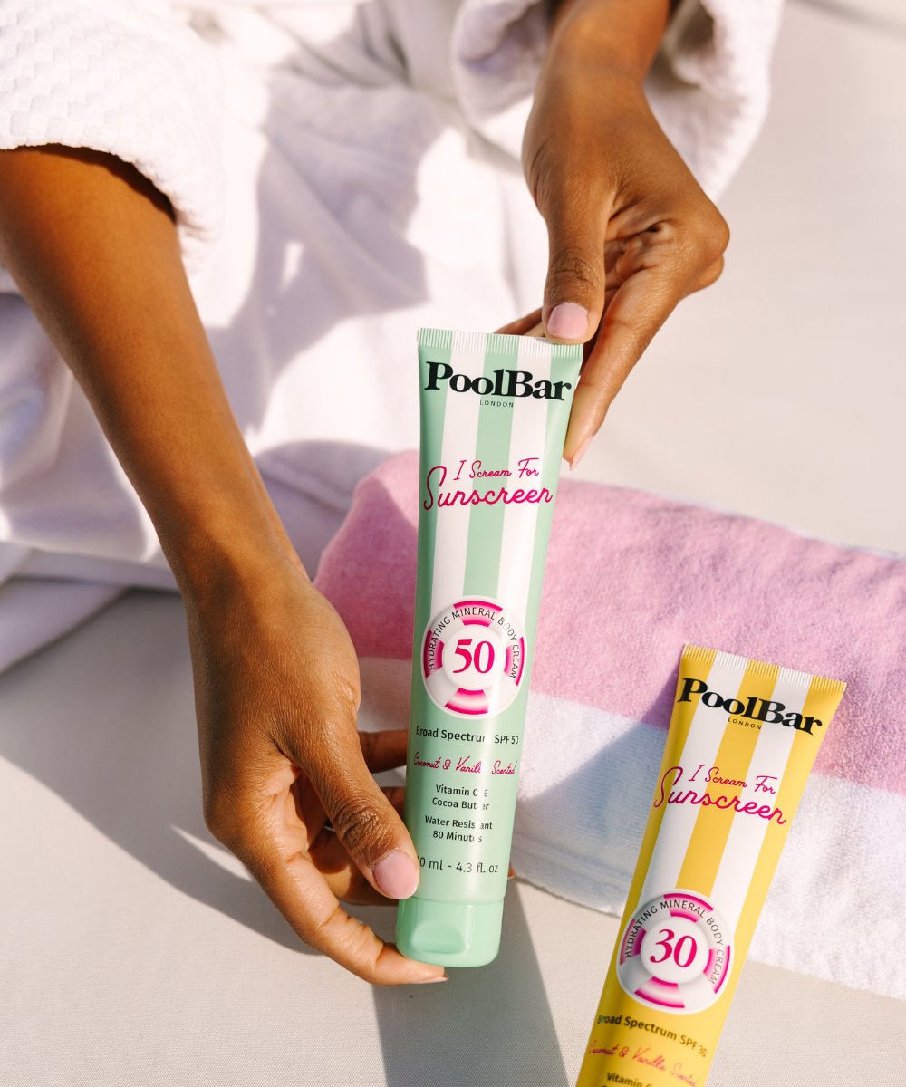 PoolBar London I Scream For Sunscreen - Mineral Body Broad Spectrum SPF 50 Sunscreen 
