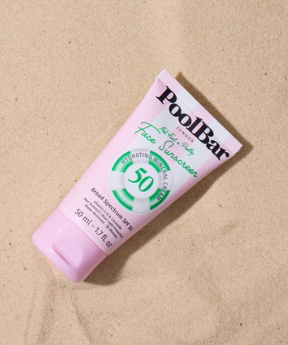 PoolBar London Not Just A Pretty Face - Mineral Face Broad Spectrum SPF 50 Sunscreen 