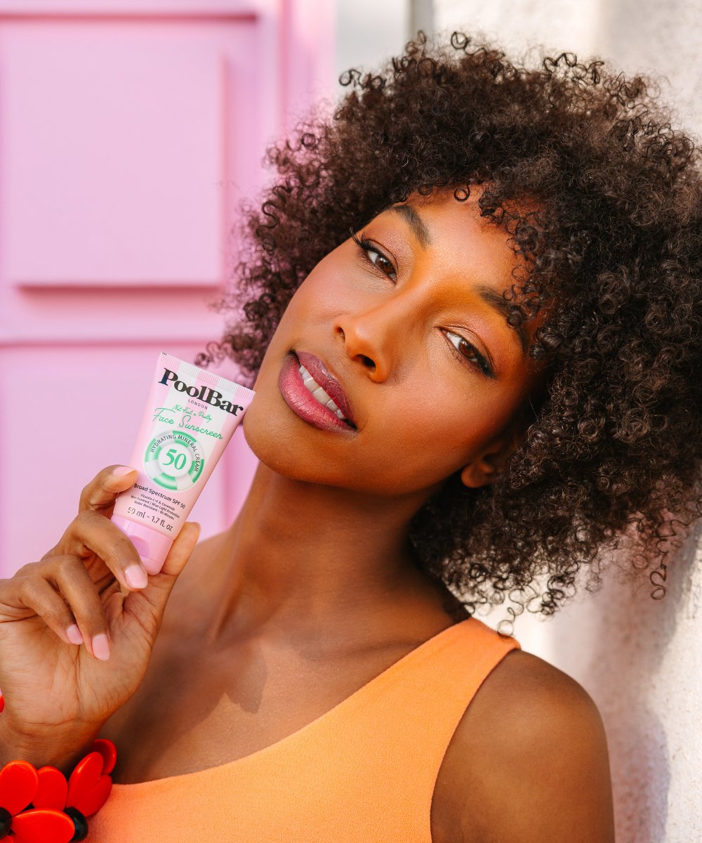 PoolBar London Not Just A Pretty Face - Mineral Face Broad Spectrum SPF 50 Sunscreen 