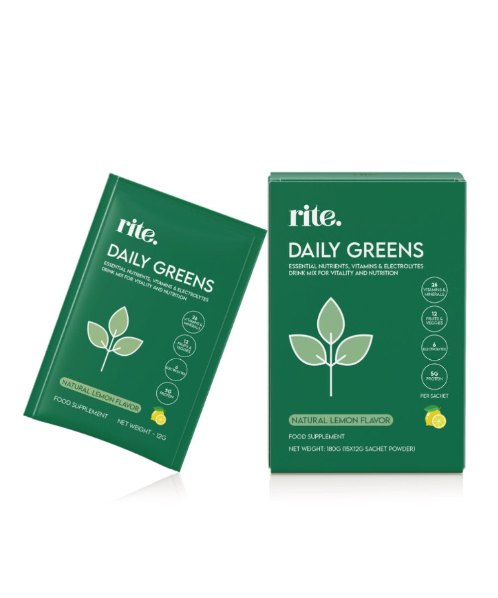 Rite Daily Greens Drink Mix - 15 Sachets