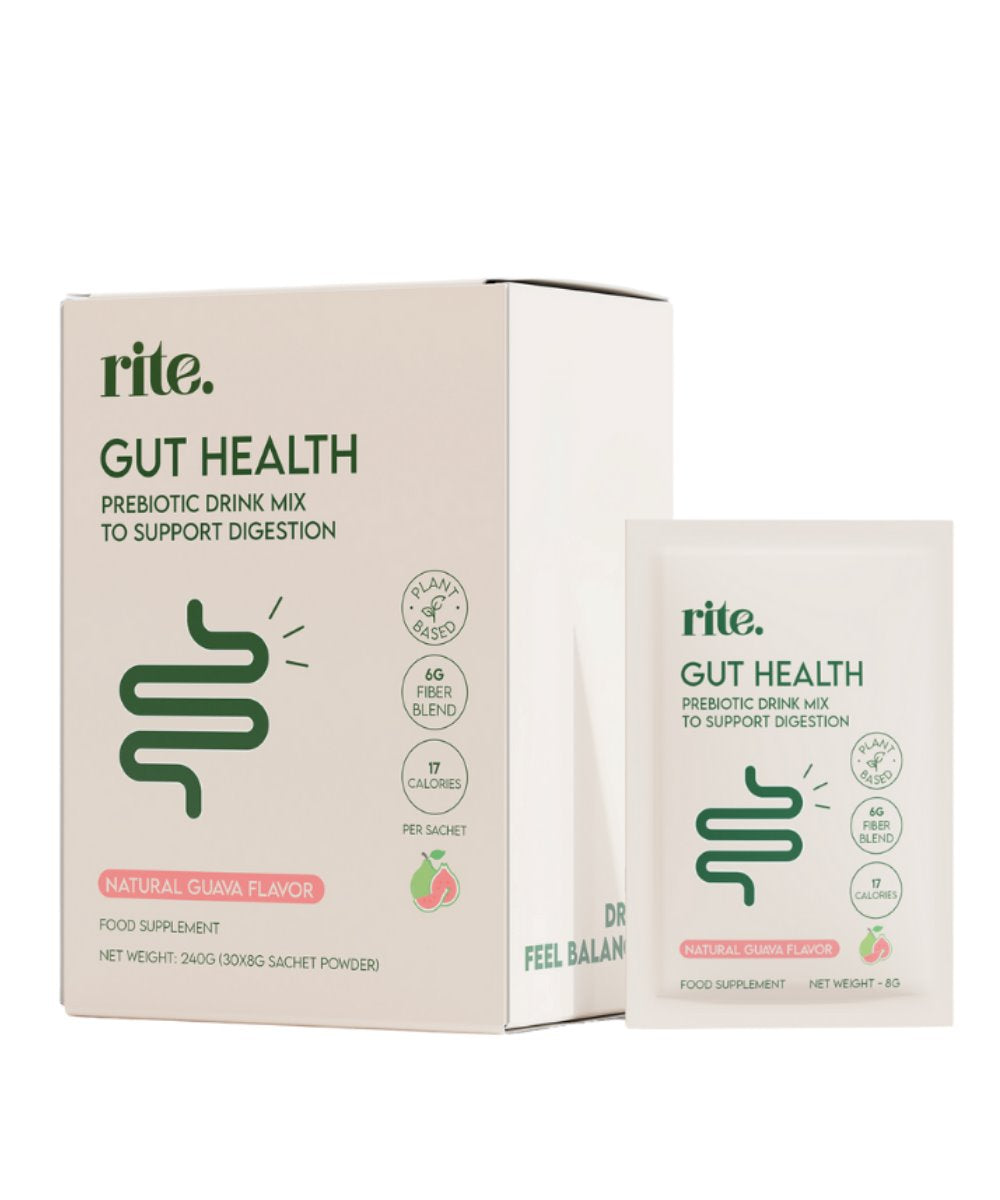 Rite Gut Health Prebiotic Drink Mix - 30 Sachets 