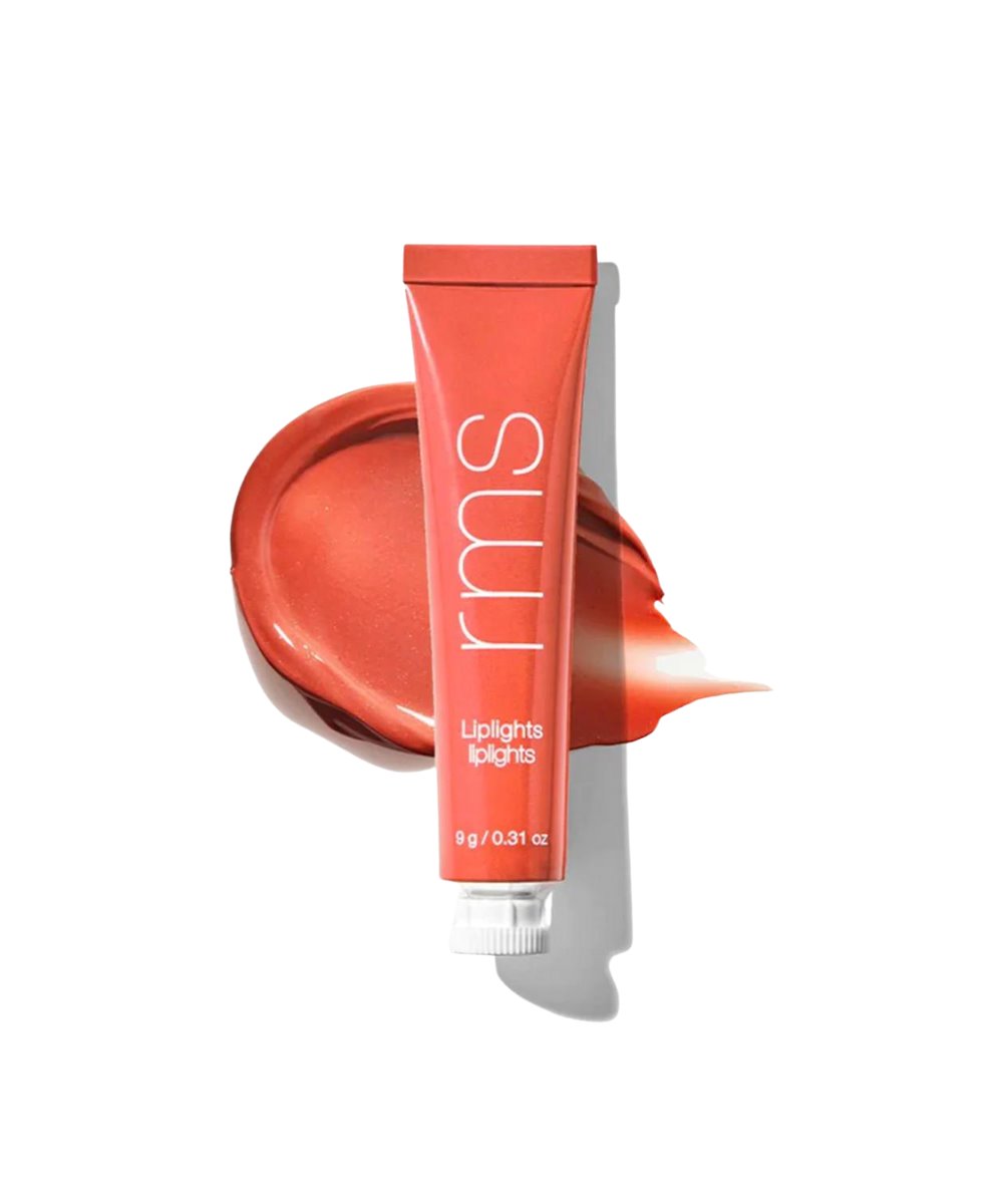 RMS Liplights Cream Lip Gloss Bisou - Muted Coral 