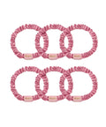 SILKE London Silk Hair Ties - Blossom (Powder Pink) 