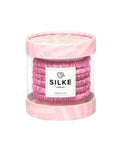 SILKE London Silk Hair Ties - Blossom (Powder Pink) 