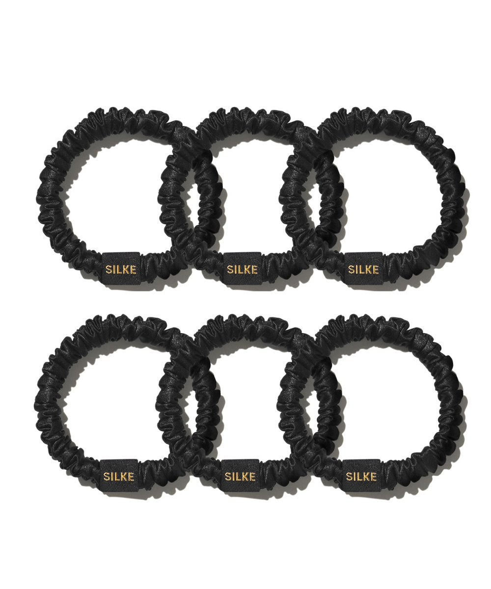 SILKE London Silk Hair Ties - Cleopatra (Black) 