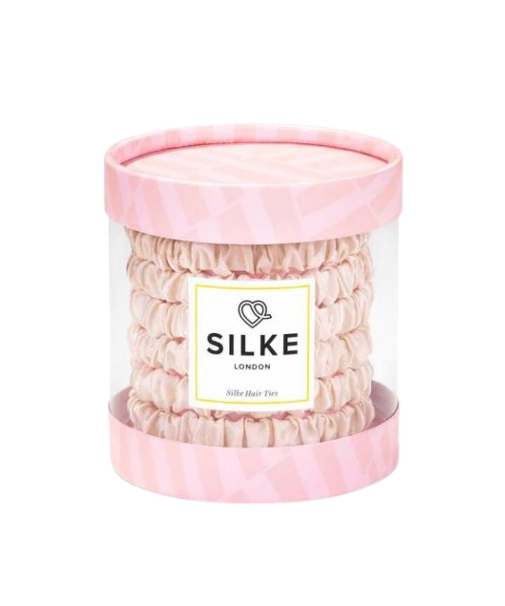 SILKE London Silk Hair Ties - Coco (Champagne) 