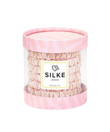 SILKE London Silk Hair Ties - Coco (Champagne) 