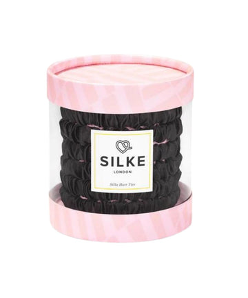 SILKE London Silk Hair Ties Cleopatra - Black 