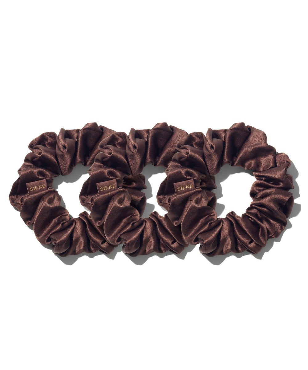SILKE London SILKE Hair Scrunchies - Brown 