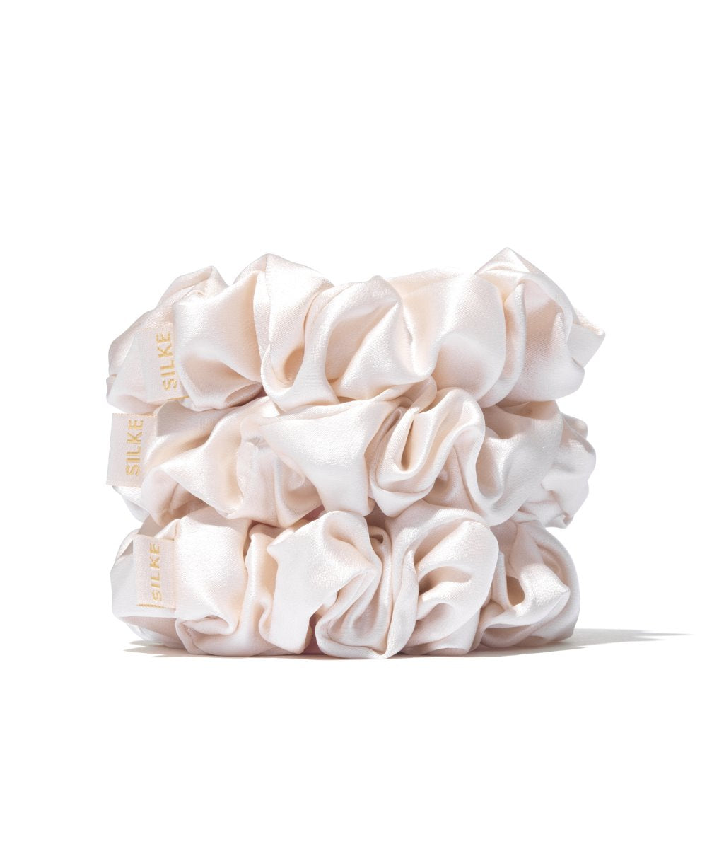 SILKE London SILKE Hair Scrunchies - Cream 