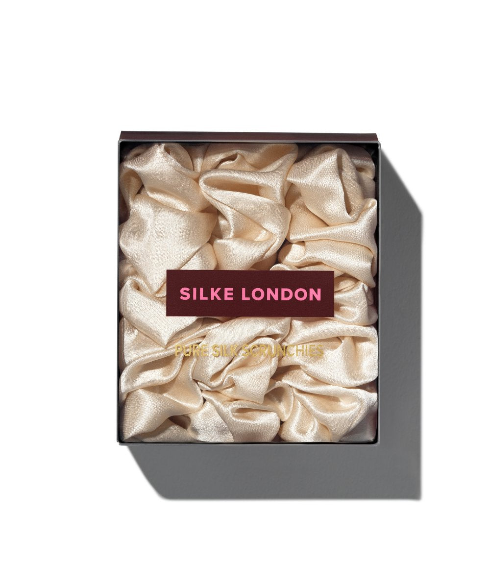 SILKE London SILKE Hair Scrunchies - Cream 