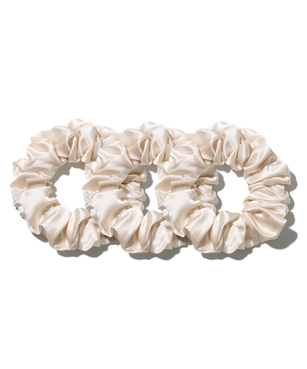 SILKE London SILKE Hair Scrunchies - Cream 