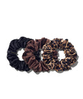 SILKE London SILKE Hair Scrunchies - Leopard Tonal 