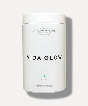 Vida Glow Natural Marine Collagen Powder Jar 