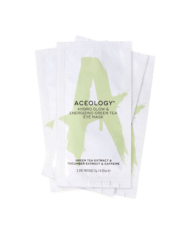 Aceology Hydro Glow & Energizing Green Tea Eye Mask (4 pack) 