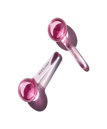 Aceology The Original Pink Ice Globe Facial Massager 