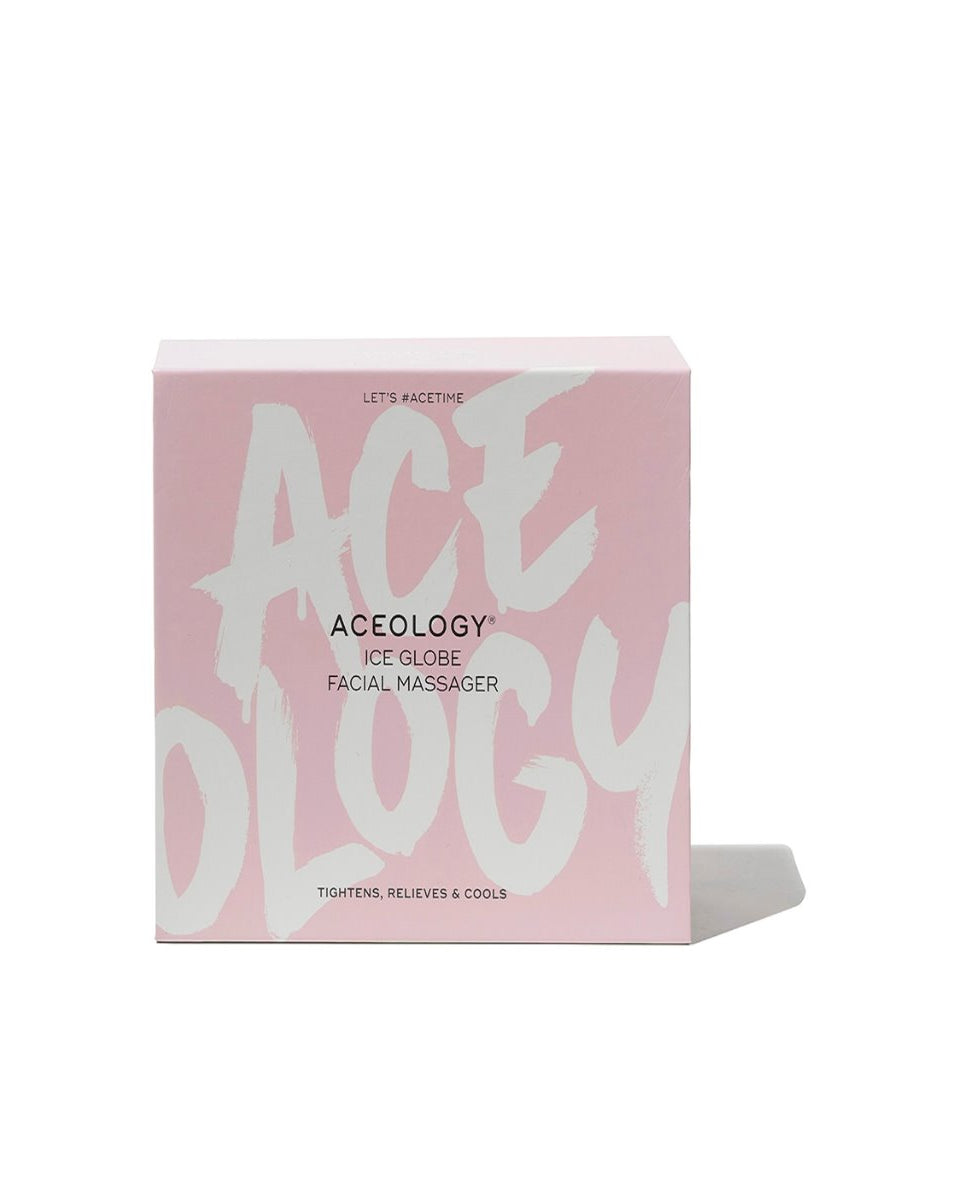 Aceology The Original Pink Ice Globe Facial Massager 