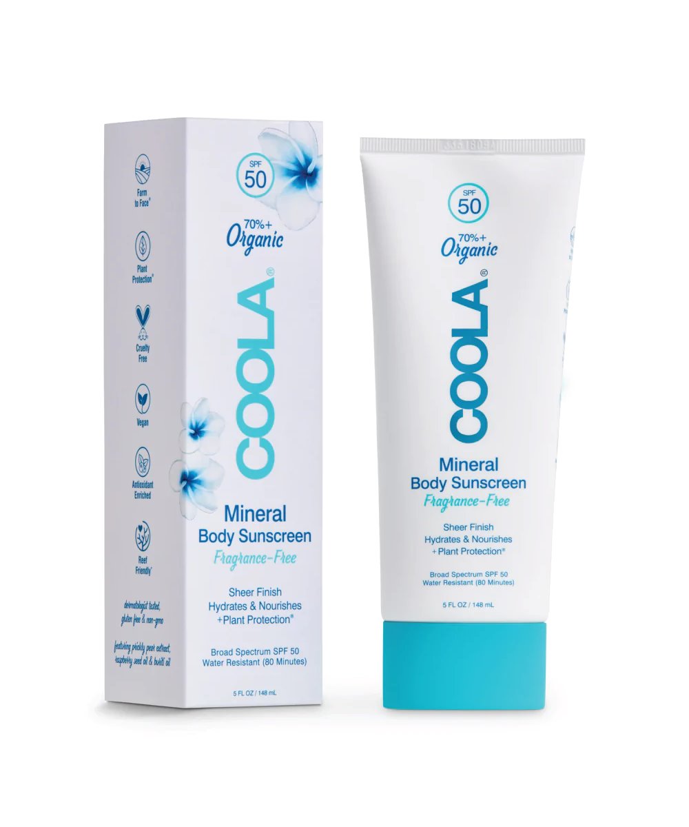 COOLA Mineral Body SPF 50 Lotion - Fragrance Free 