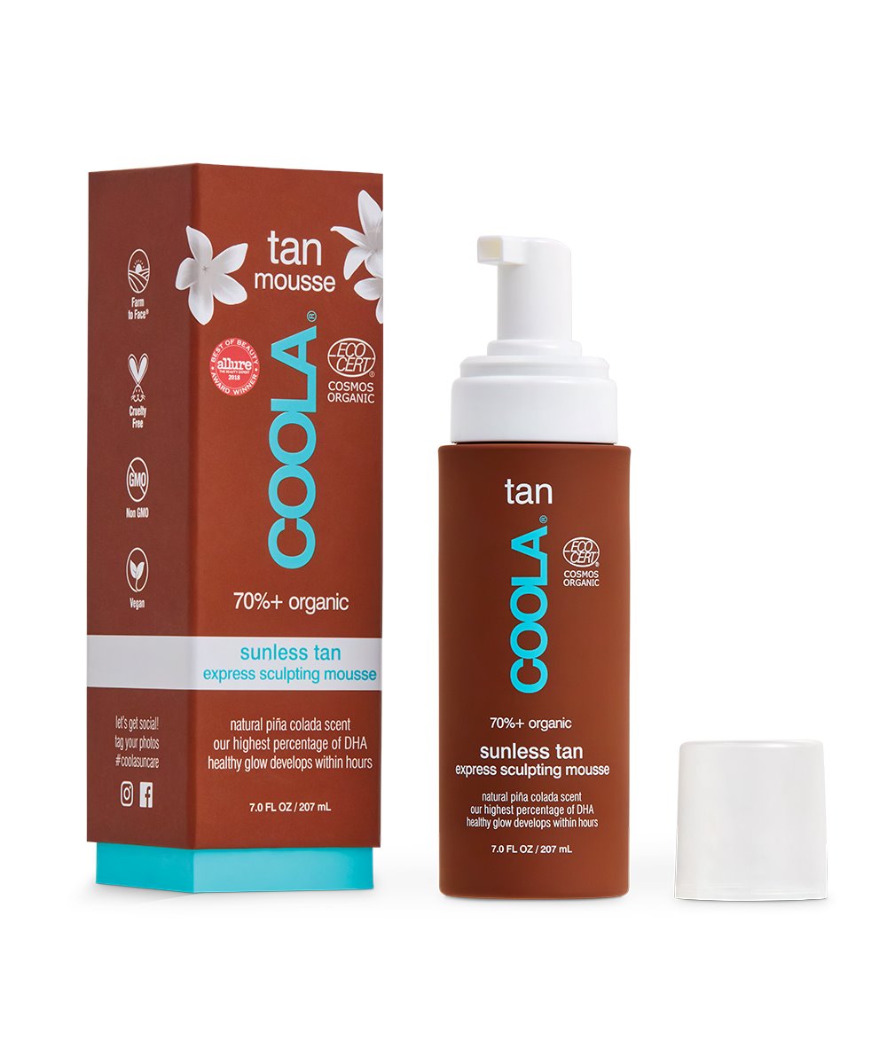 COOLA Organic Sunless Tan Express Sculpting Mousse 