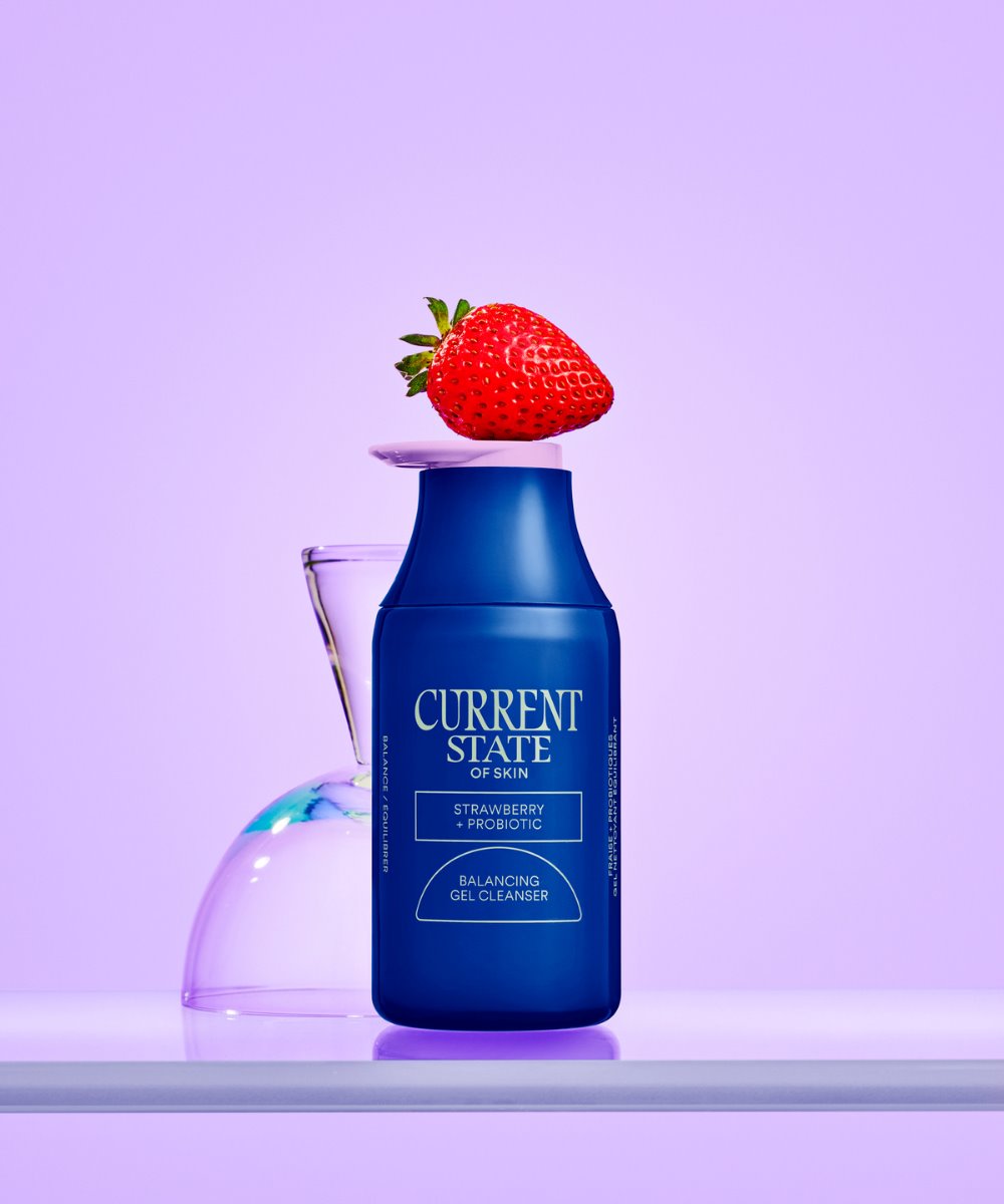 Current State of Skin Strawberry + Probiotic Balancing Gel Cleanser 