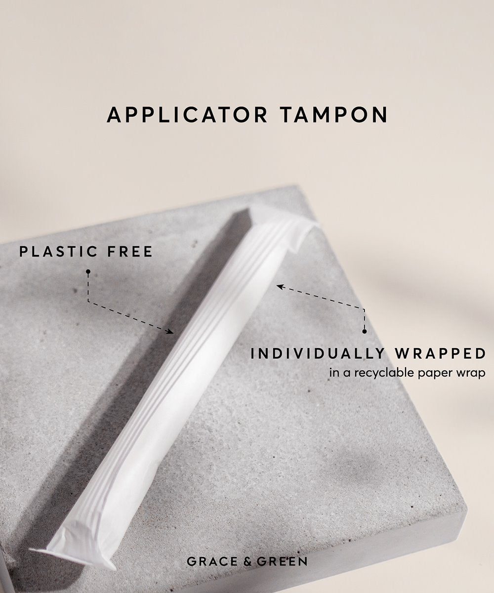 Home Organic Biodegradable Applicator Tampons Super
