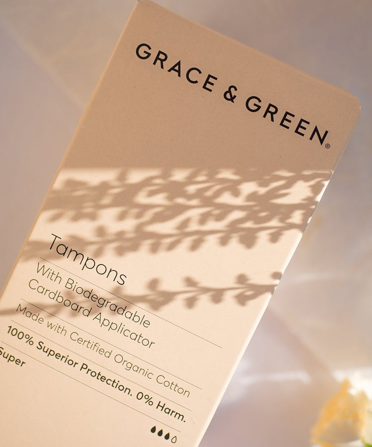 Grace & Green Organic Biodegradable Applicator Tampons - Super 