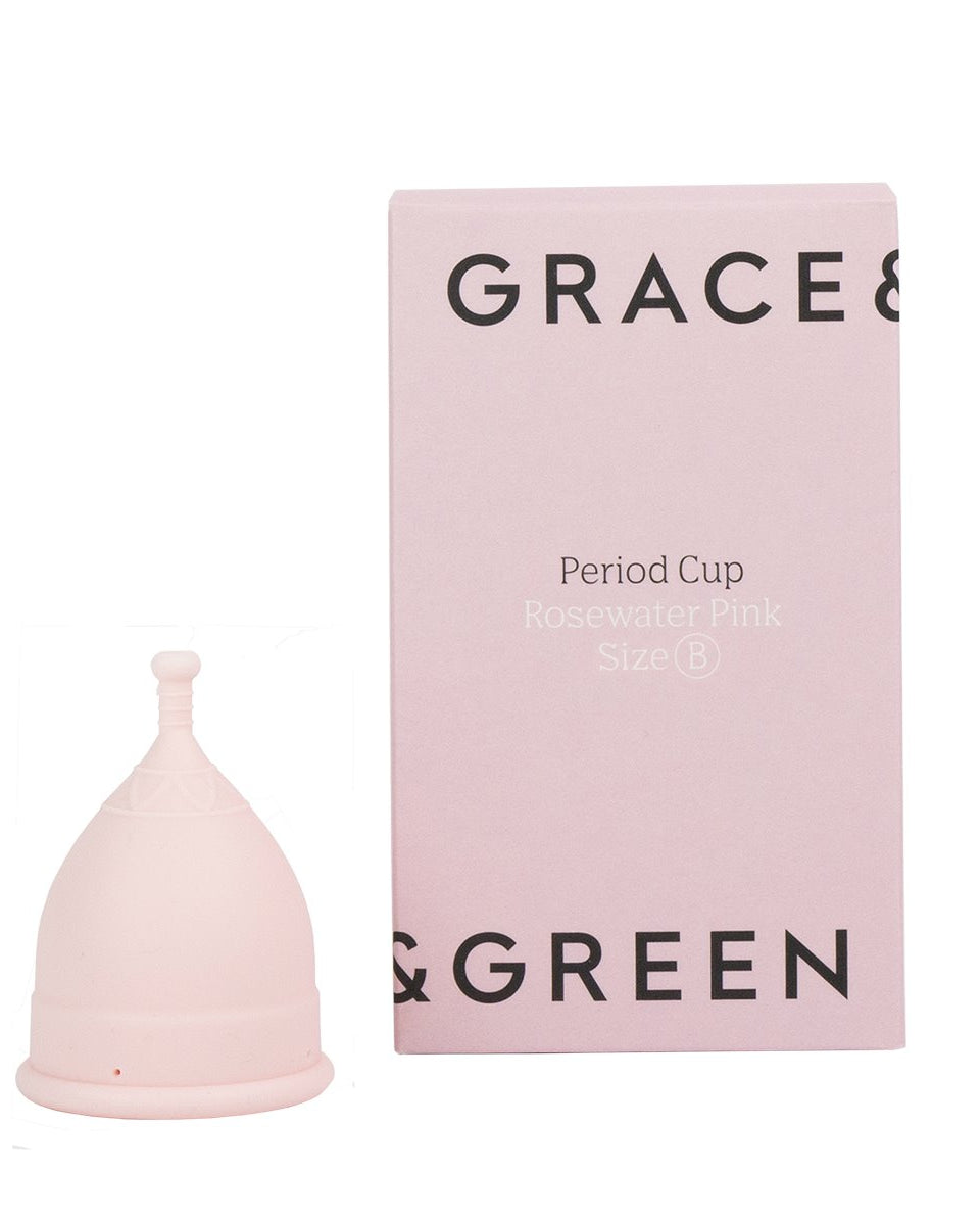Grace & Green Period Cup Size B - Rosewater Pink 