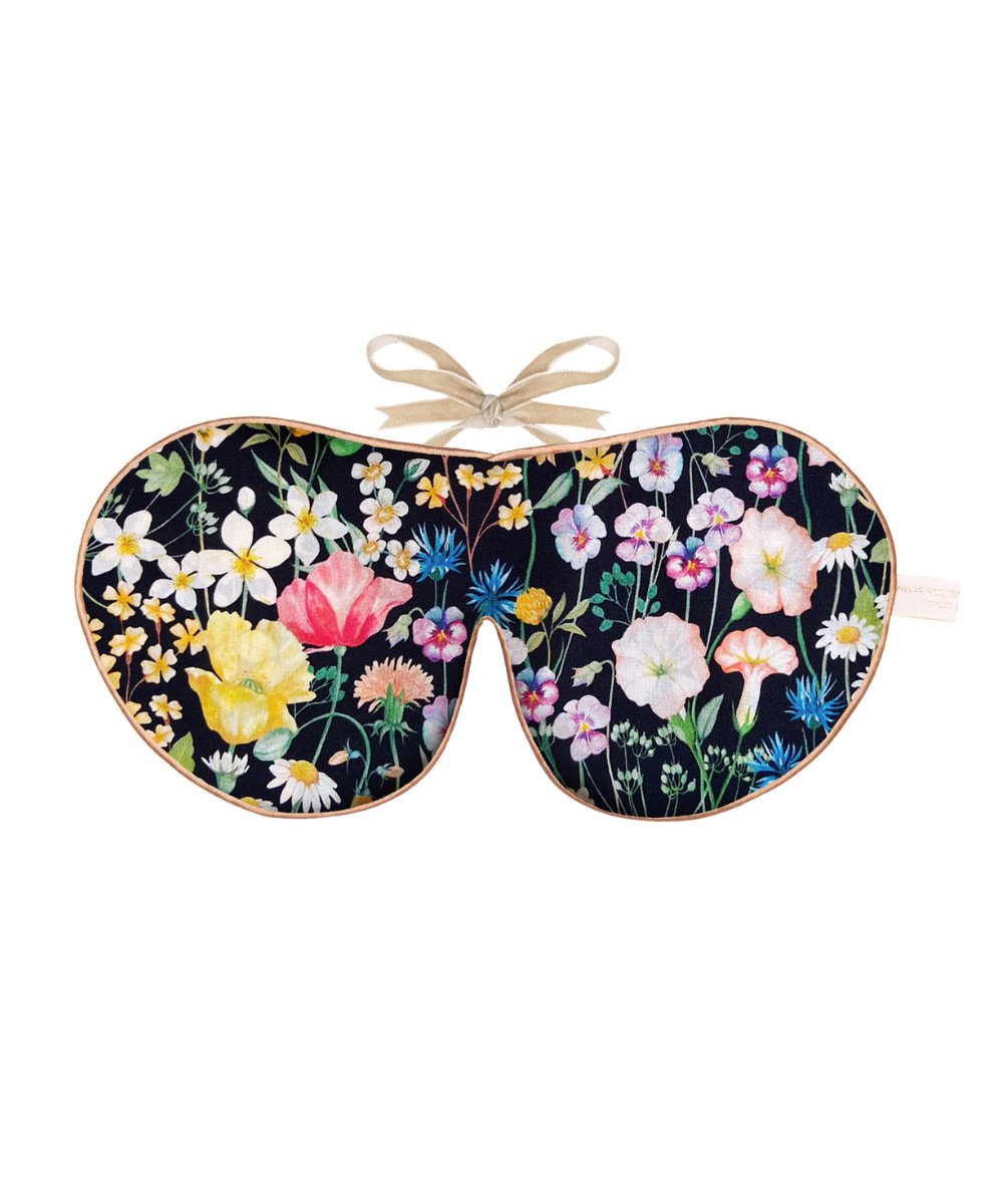 Holistic Silk Anti-Ageing Silk Eye Mask - Judes Floral Liberty Print 