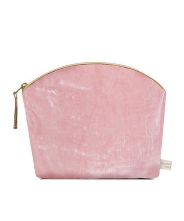 Holistic Silk Lavender Make Up Bag - Rose Silk Velvet 