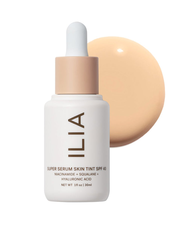ILIA Super Serum Skin Tint SPF 40 ST2.5 Sombrio - Very Light with Warm Olive Undertones 