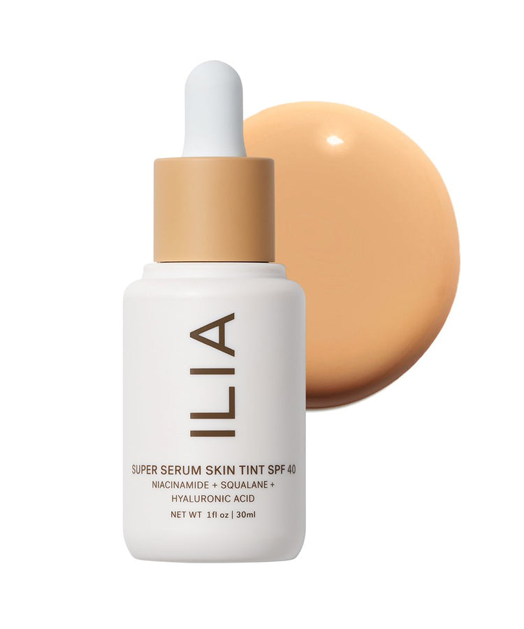 ILIA Super Serum Skin Tint SPF 40 ST8 Shela - Light Medium with Neutral Warm Undertones 