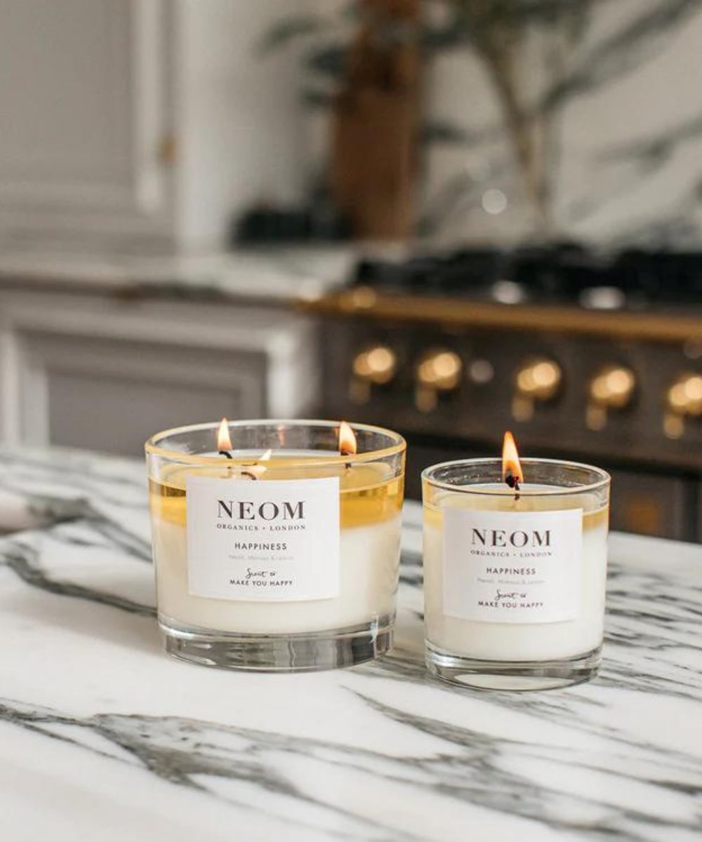 NEOM Organics Happiness Scented Candle 3 Wick (420g) 