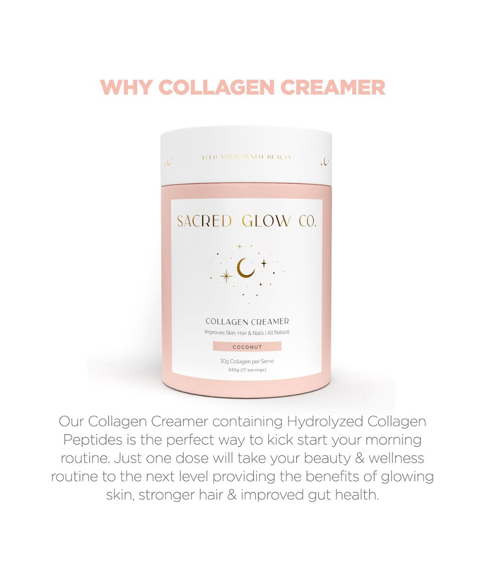 Sacred Glow Co. Collagen Creamer - Natural Coconut Flavour 