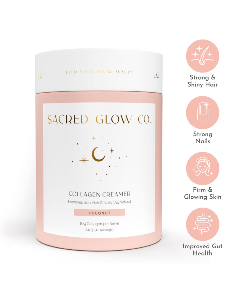 Sacred Glow Co. Collagen Creamer - Natural Coconut Flavour 