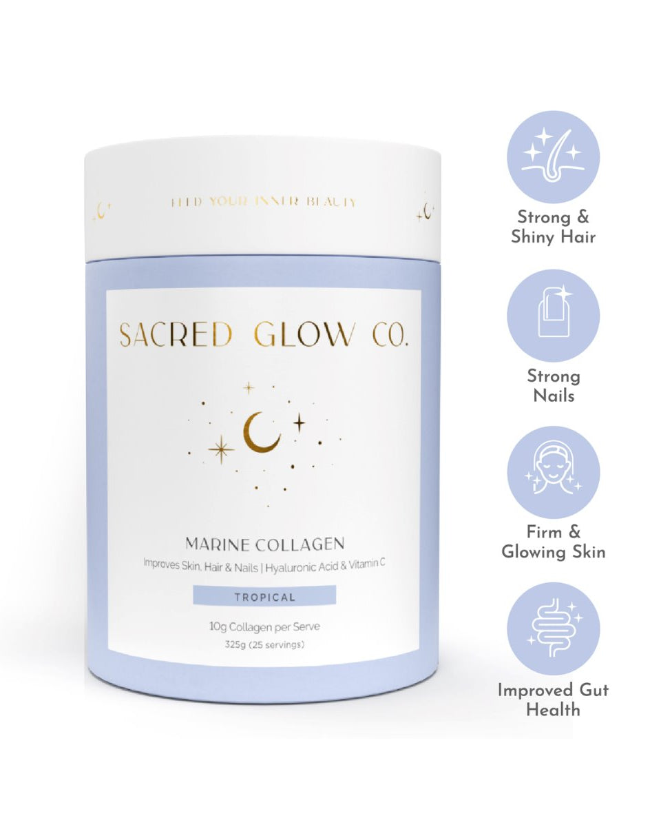 Sacred Glow Co. Marine Collagen - Natural Tropical Flavour 