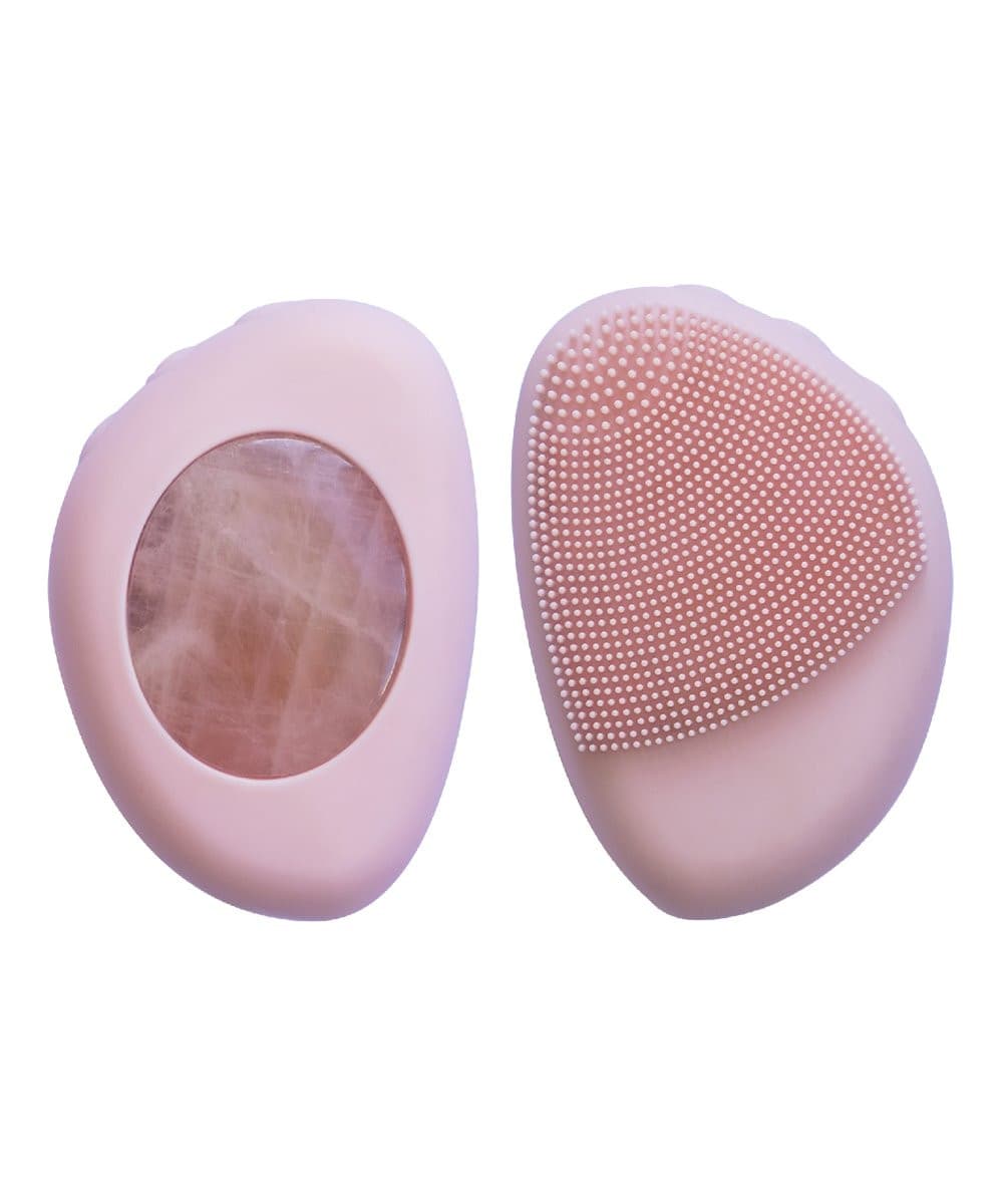 The Coucou Club Coucou Rose Quartz Cleansing Brush 