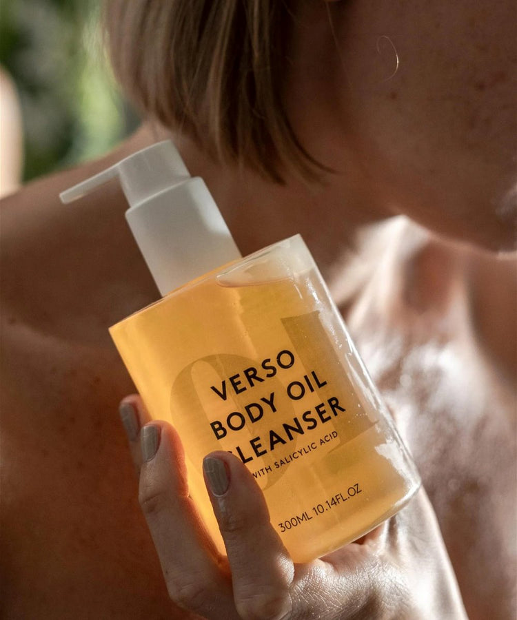 Verso Skincare Body Oil Cleanser with Salicylic Acid 